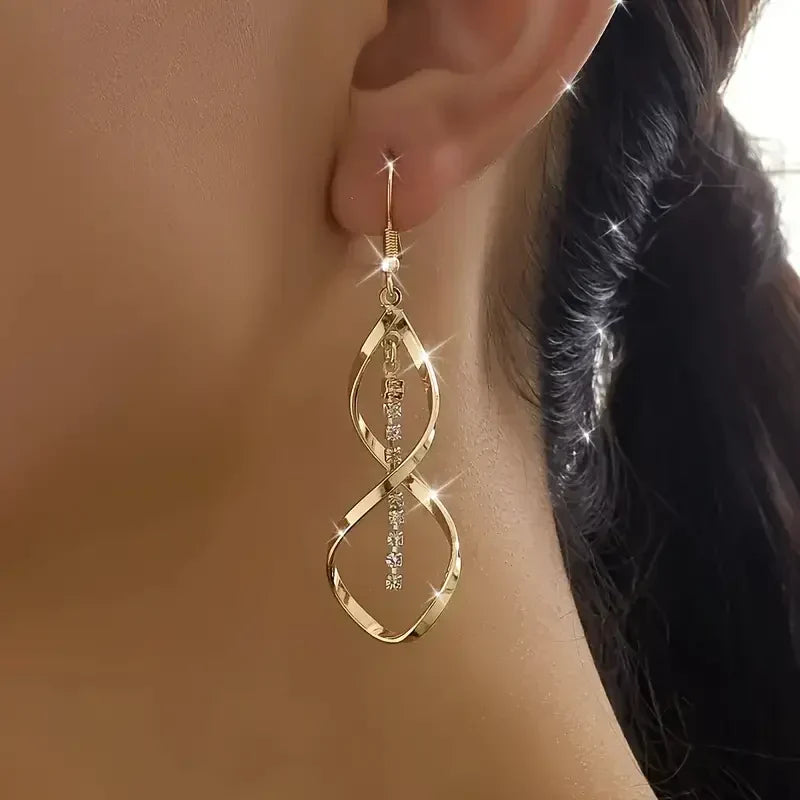 Orecchini a spirale Sunbeam | Oro
