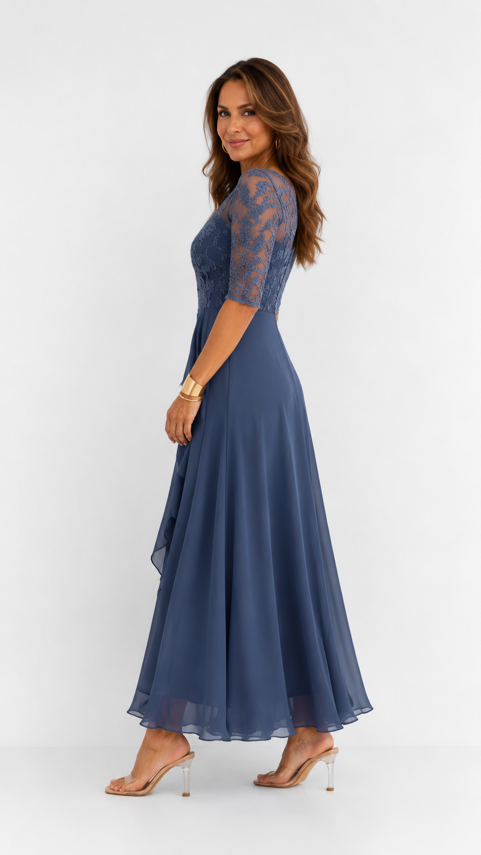 RHONDA | Elegante vestito in pizzo
