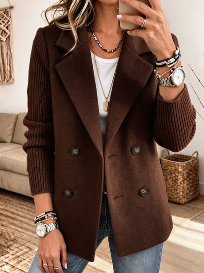 Carla | Blazer Elegante con Maniche a Maglia