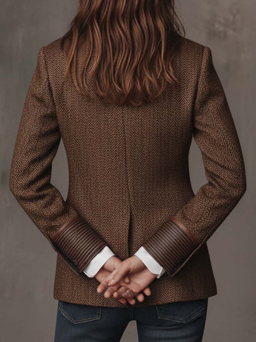 Gisèle | Blazer con Inserti a Zigzag
