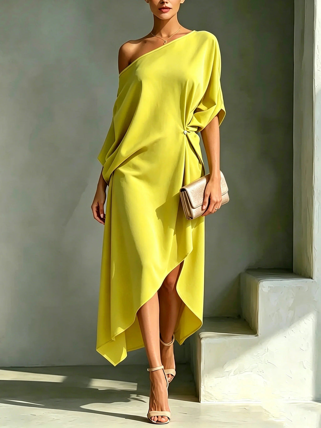 Camila | Abito asimmetrico elegante