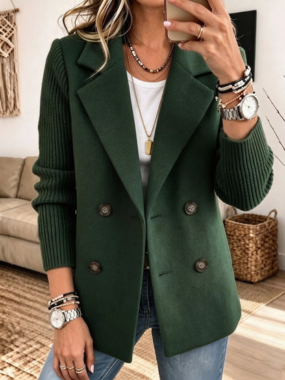 Carla | Blazer Elegante con Maniche a Maglia