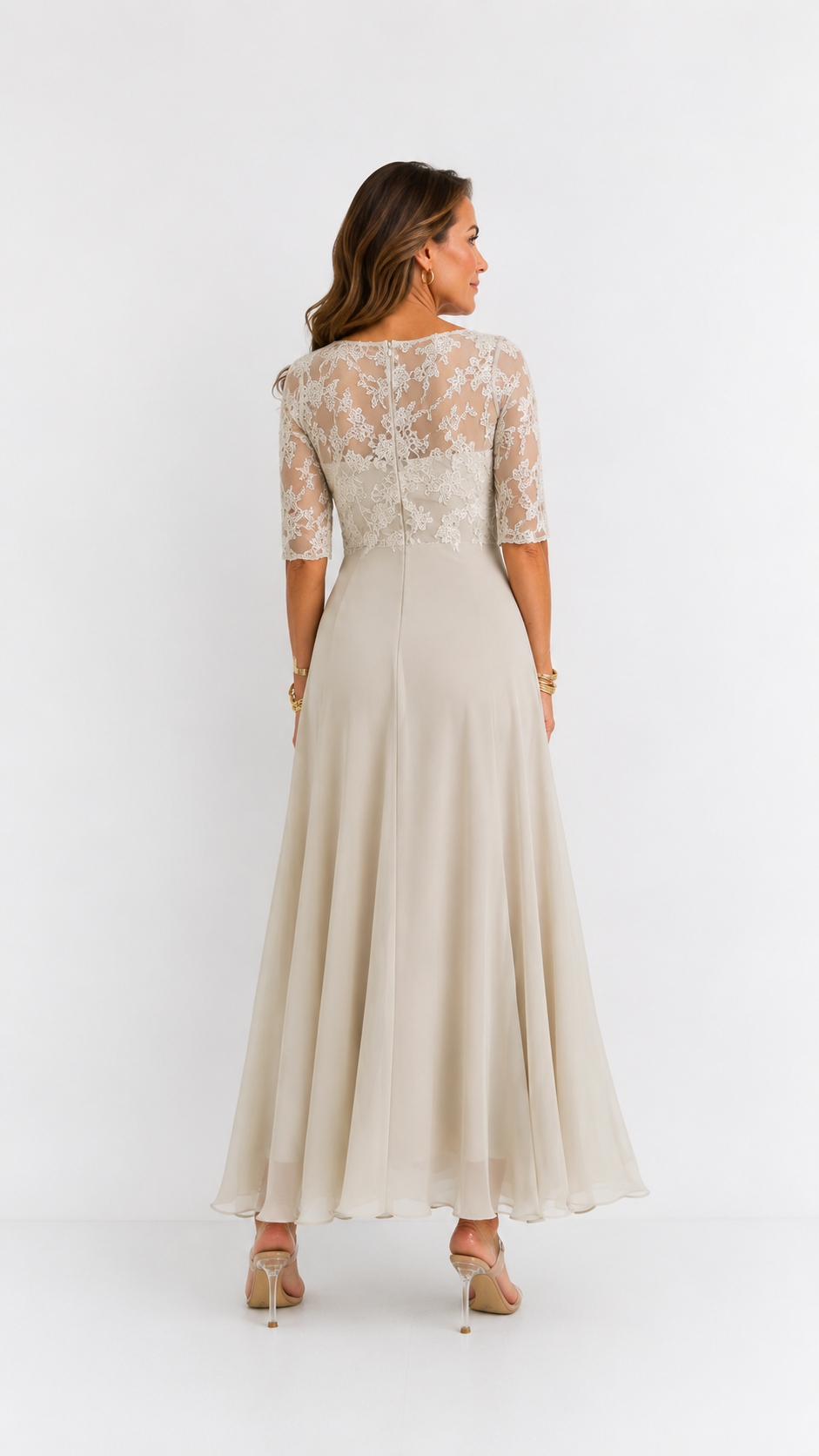 RHONDA | Elegante vestito in pizzo