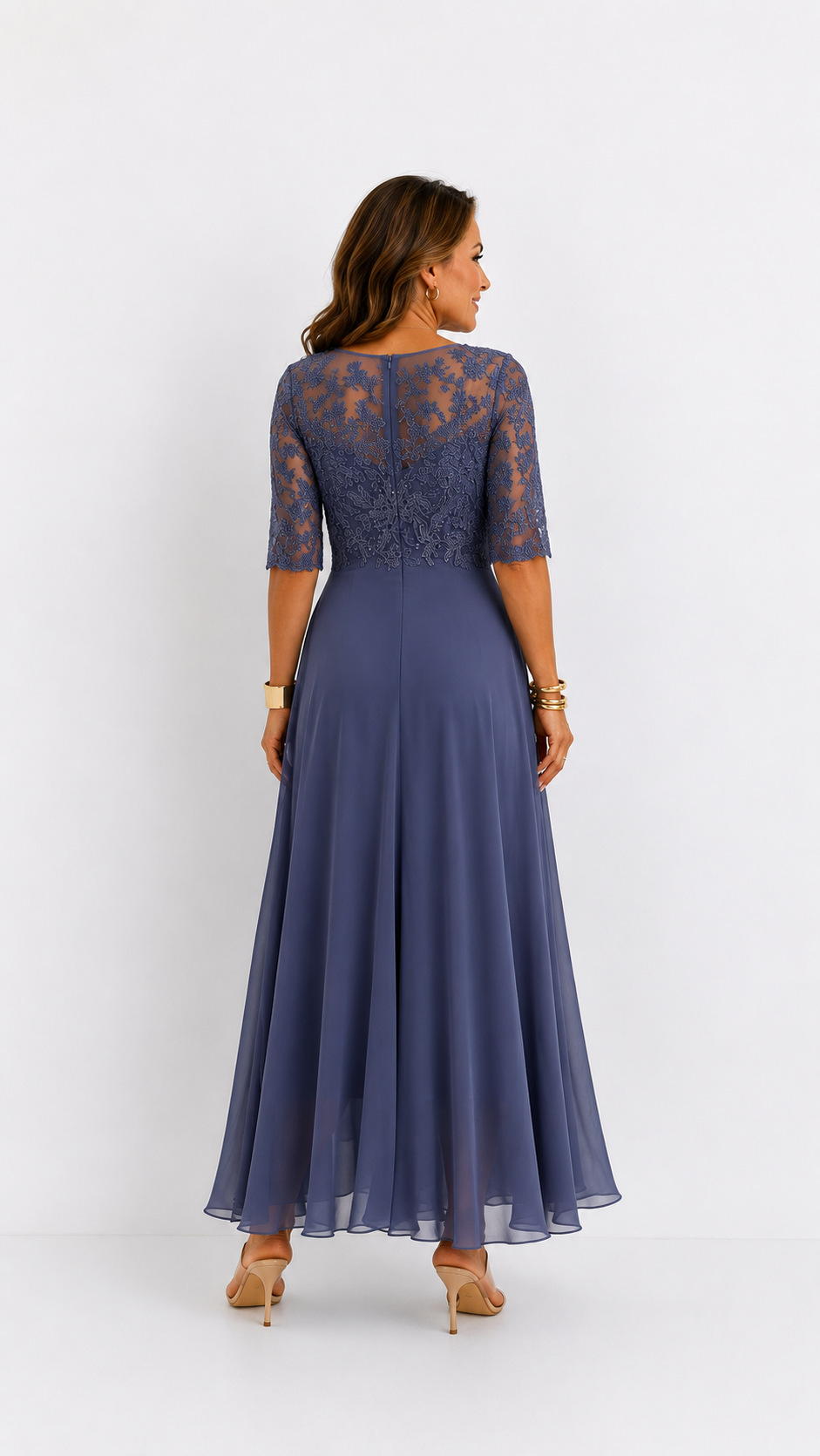 RHONDA | Elegante vestito in pizzo