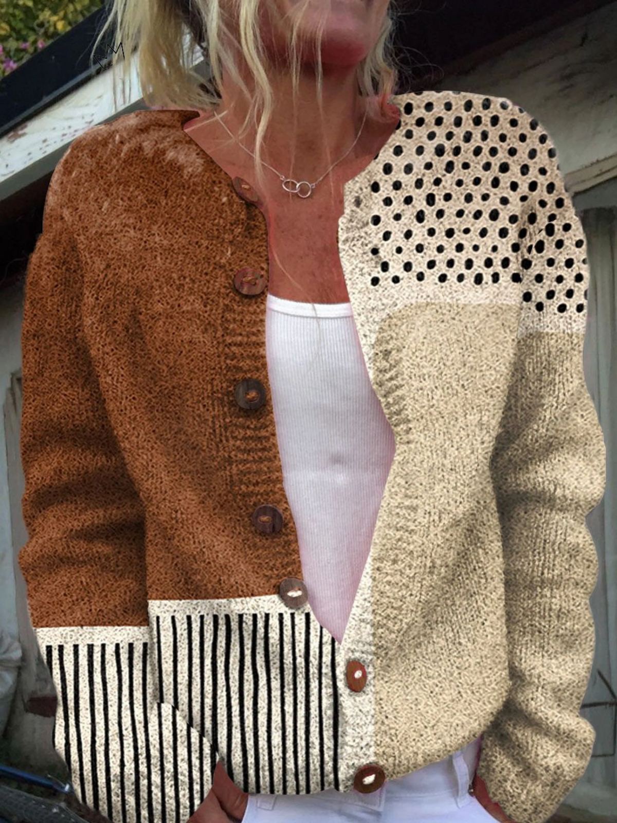 Eloise™ | Cardigan in Maglia Vintage
