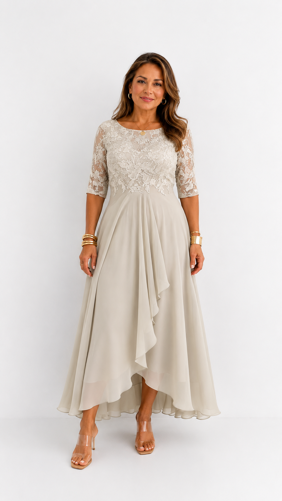 RHONDA | Elegante vestito in pizzo