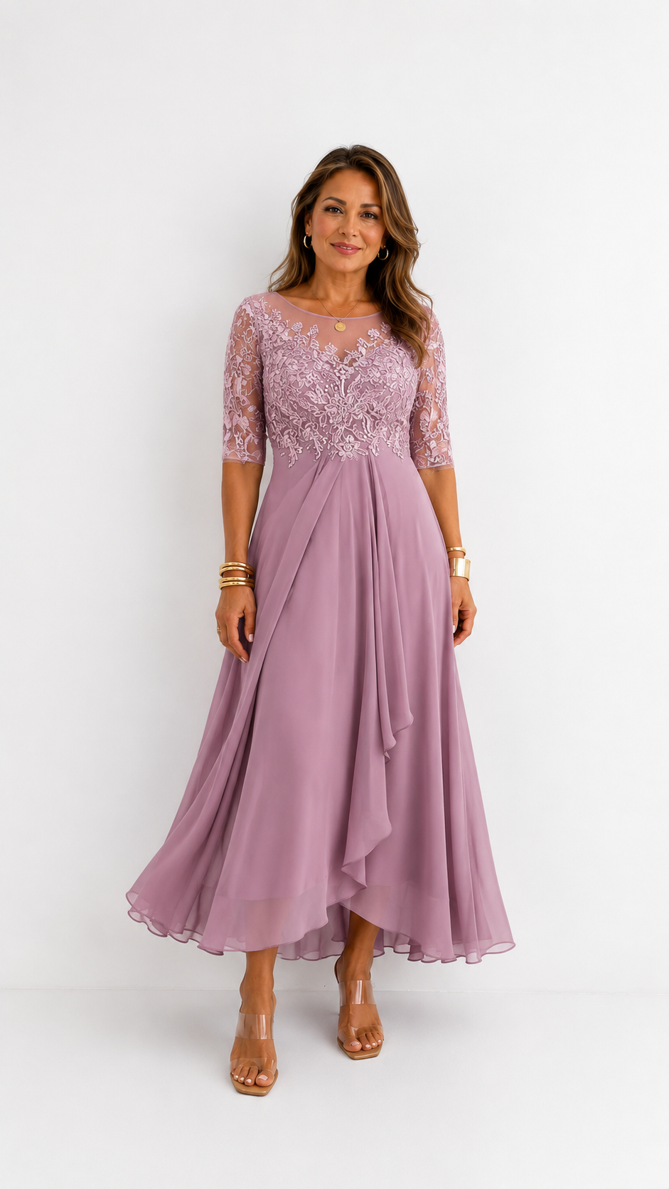 RHONDA | Elegante vestito in pizzo