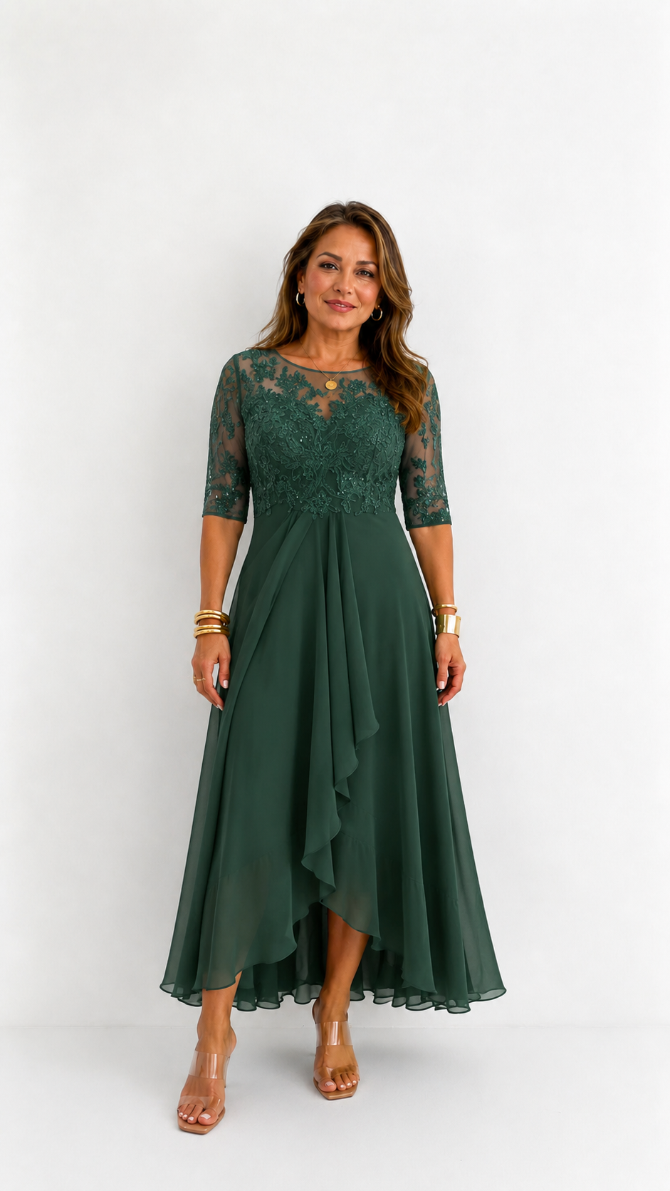 RHONDA | Elegante vestito in pizzo