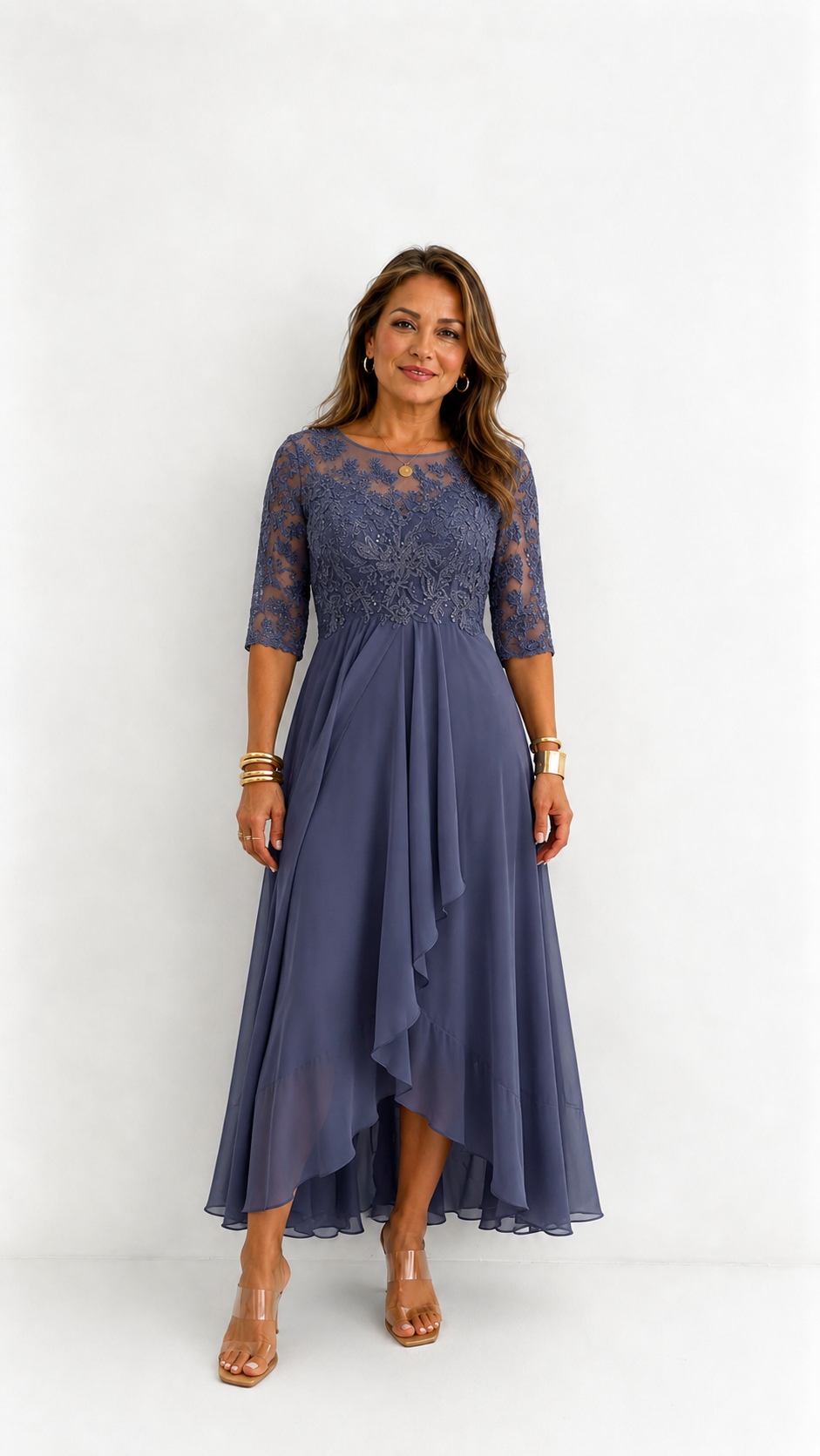 RHONDA | Elegante vestito in pizzo