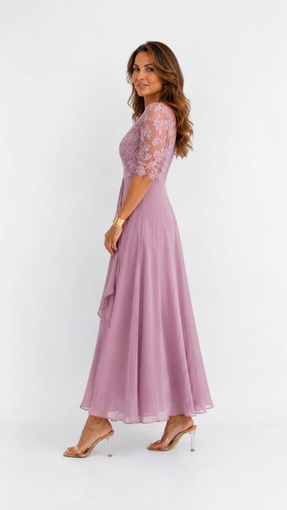 RHONDA | Elegante vestito in pizzo