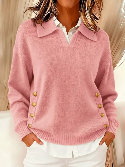 Valentina | Maglione con Colletto e Scollo a V