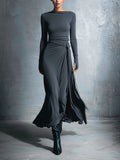 Naomie | Abito Maxi con Nodo Laterale