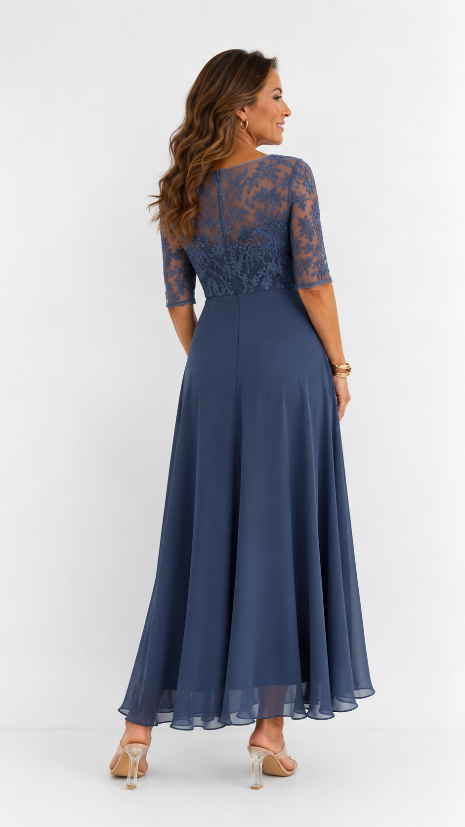 RHONDA | Elegante vestito in pizzo