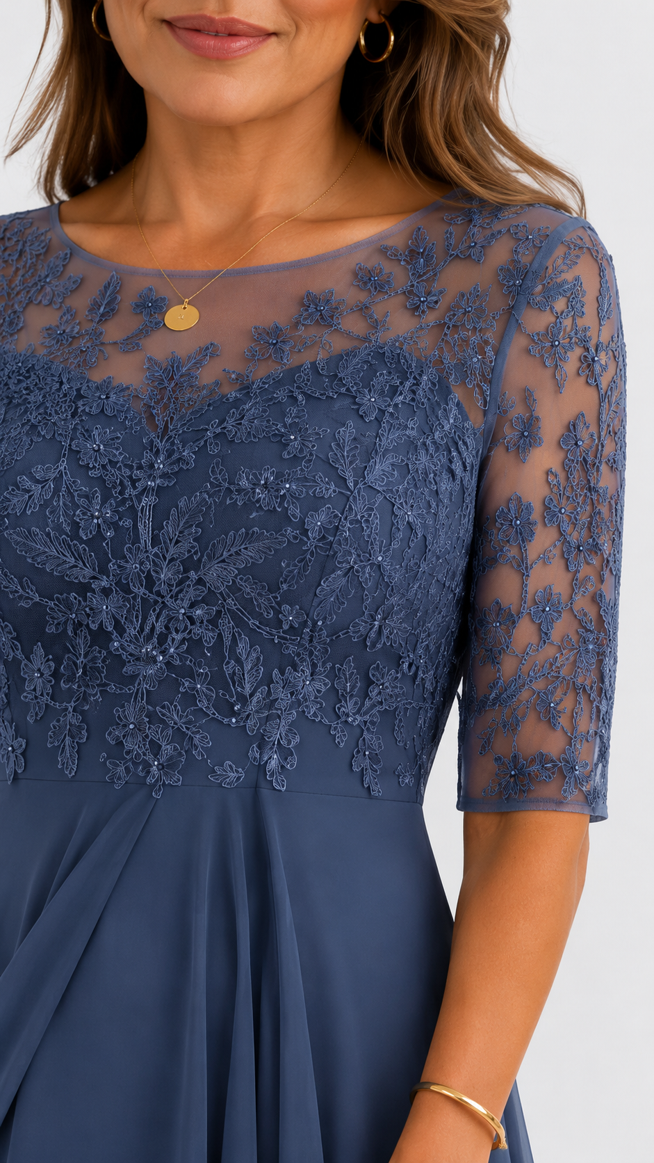 RHONDA | Elegante vestito in pizzo