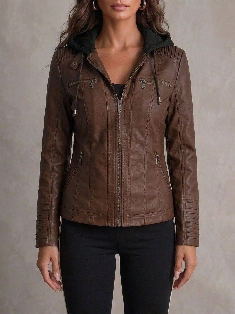Macarena - Giacca in Pelle Resistente ed Elegante