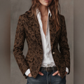 Estelle | Blazer Jacquard Cachemire Regolato