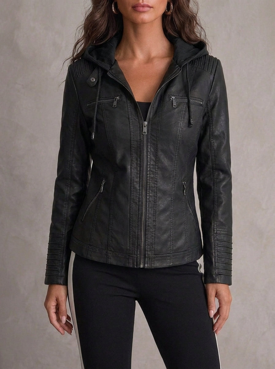 Mercedes - Giacca in Pelle Resistente ed Elegante
