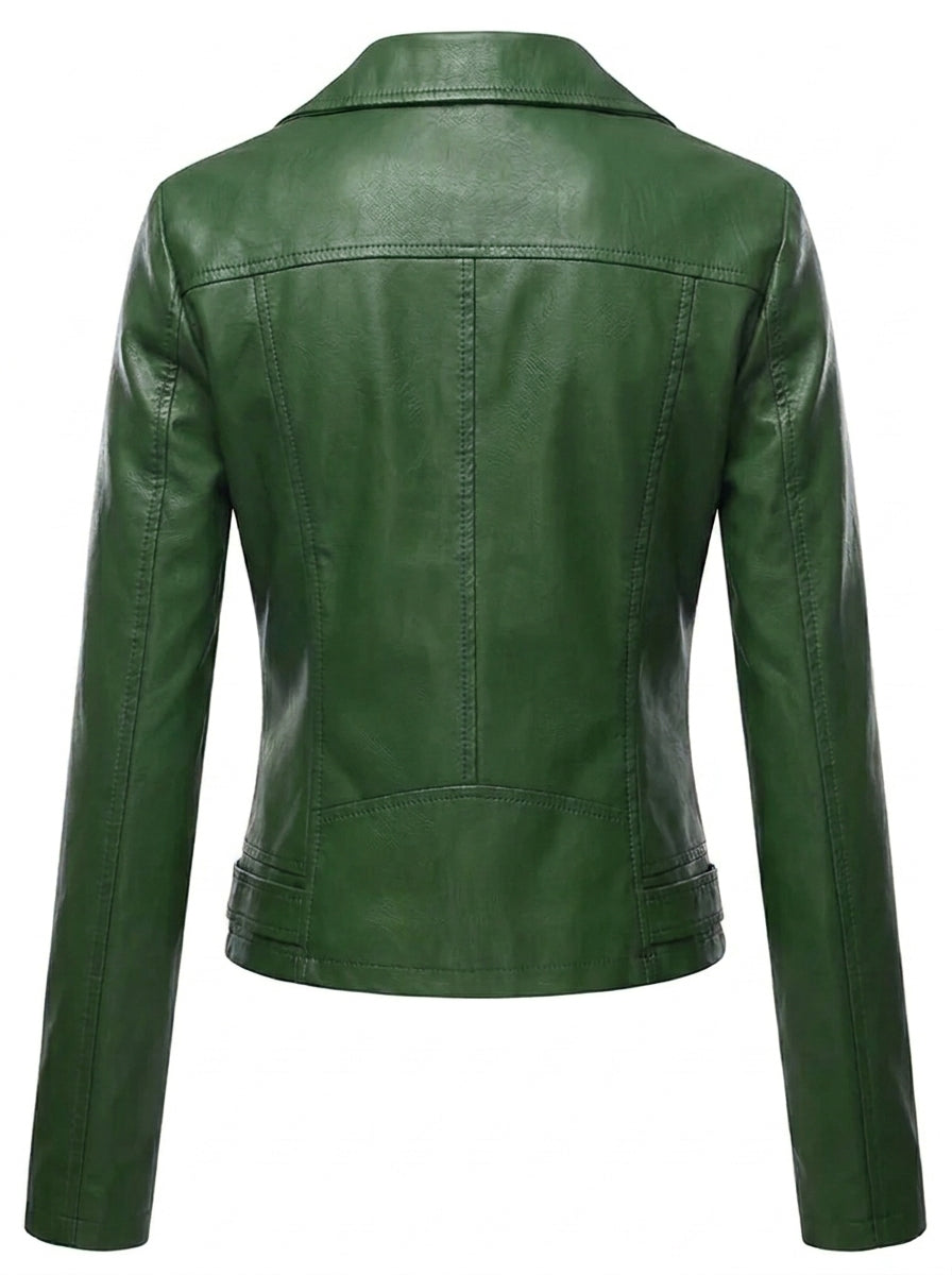 Ana - Giacca in Pelle Resistente ed Elegante