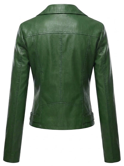 Ana - Giacca in Pelle Resistente ed Elegante