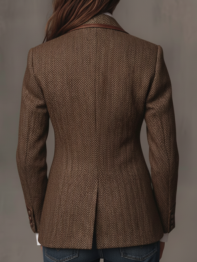 Gisèle | Blazer con Inserti a Zigzag