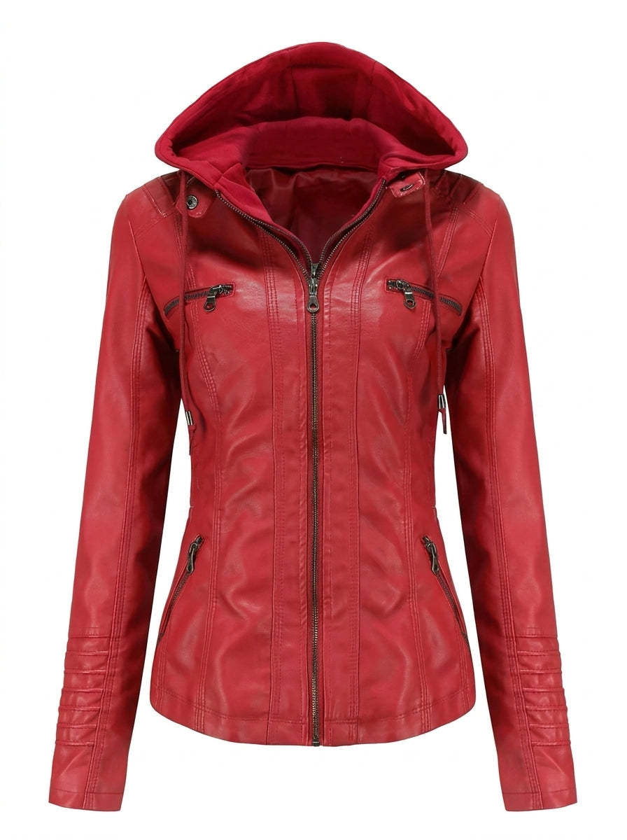 Esther - Giacca in Pelle Resistente ed Elegante