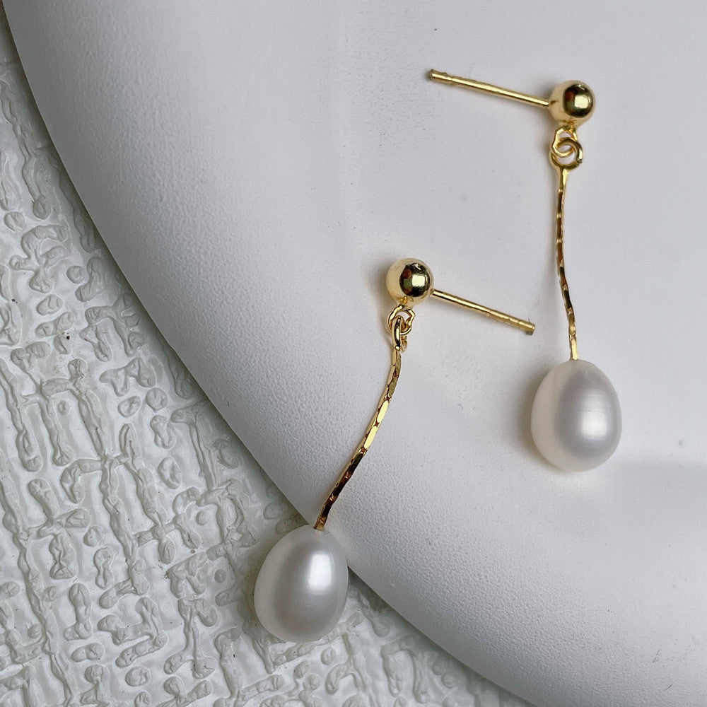 Eleganti Orecchini con Perle