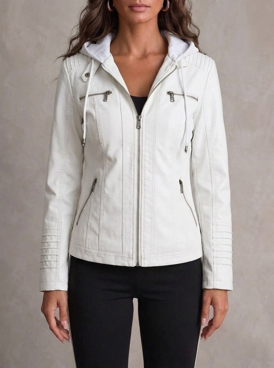 Antonia - Giacca in Pelle Resistente ed Elegante