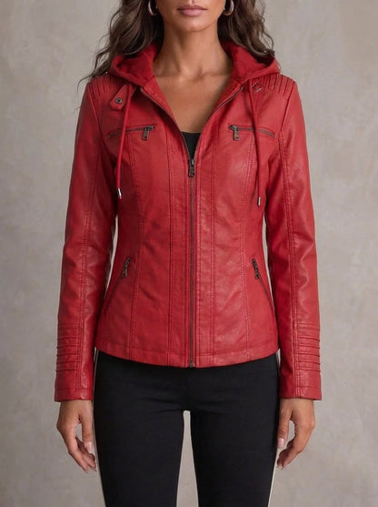 Esther - Giacca in Pelle Resistente ed Elegante
