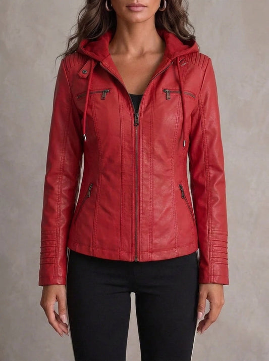 Esther - Giacca in Pelle Resistente ed Elegante