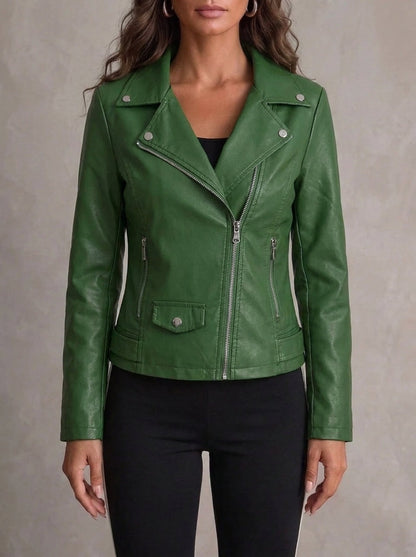 Ana - Giacca in Pelle Resistente ed Elegante
