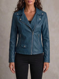 Nuria - Giacca in Pelle Resistente ed Elegante