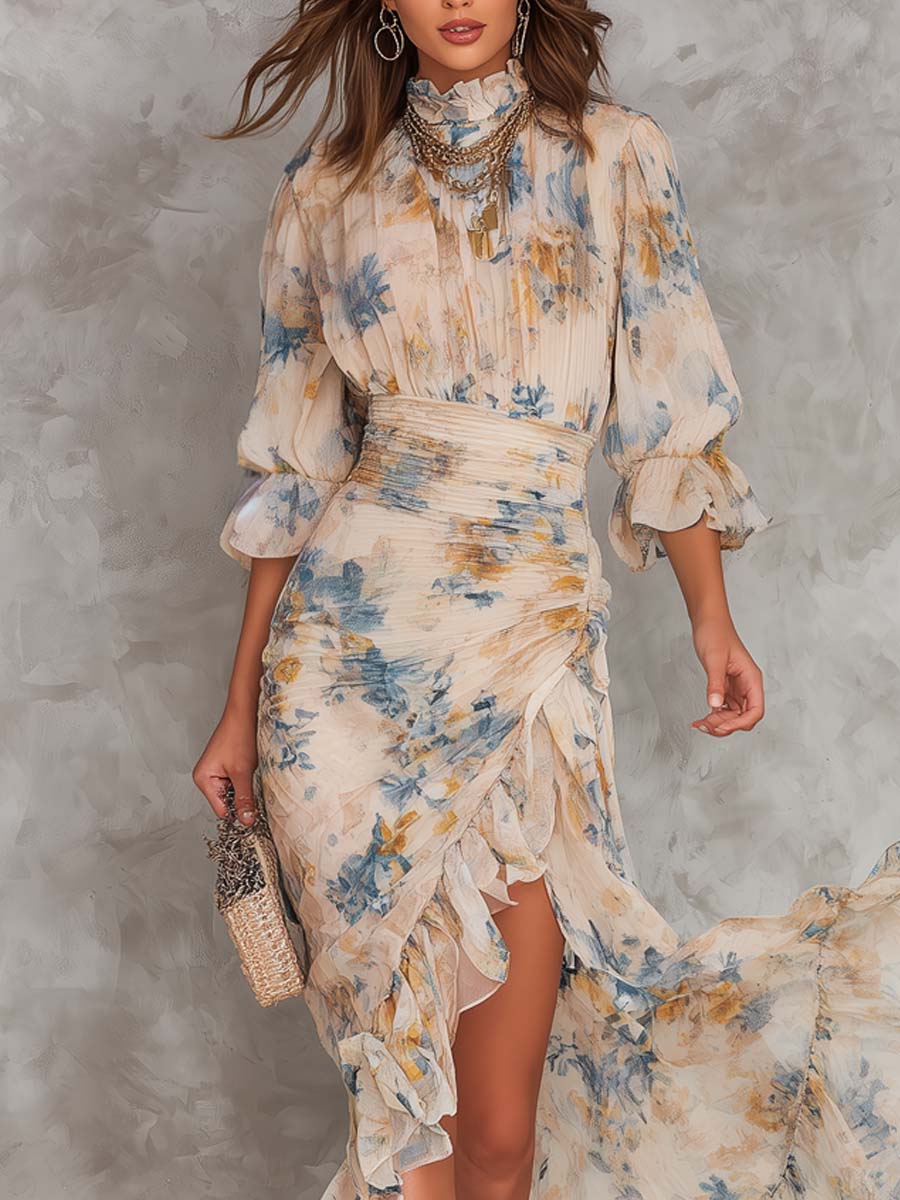 Cassia™ Vestito Maxi Floreale