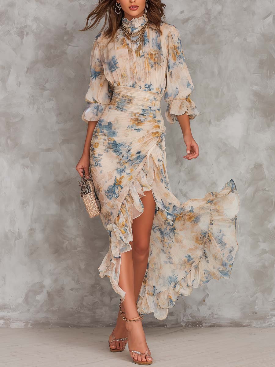 Cassia™ Vestito Maxi Floreale