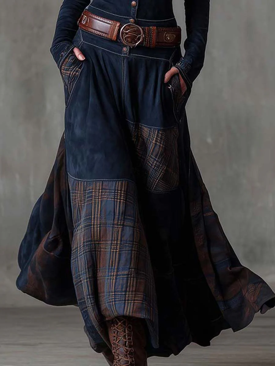 Élise | Abito Maxi in Suedine con Cintura