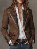 Gisèle | Blazer con Inserti a Zigzag