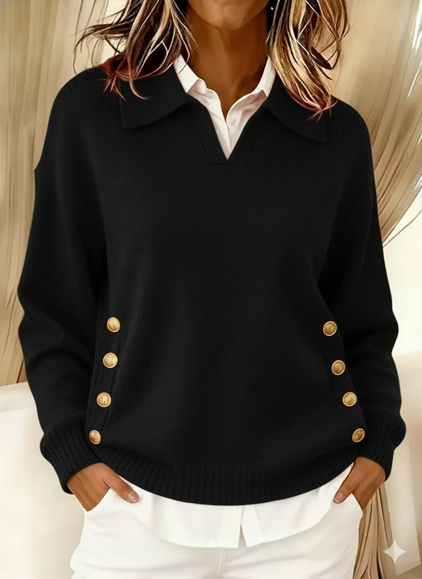 Valentina | Maglione con Colletto e Scollo a V