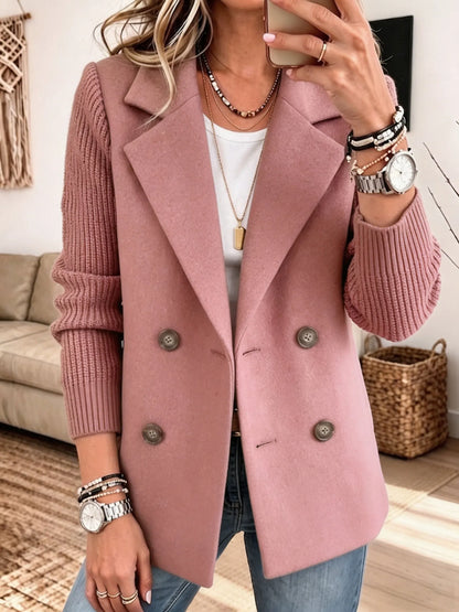 Carla | Blazer Elegante con Maniche a Maglia