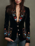 Apolline | Blazer Ricamato Floreale Multicolore
