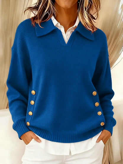 Valentina | Maglione con Colletto e Scollo a V