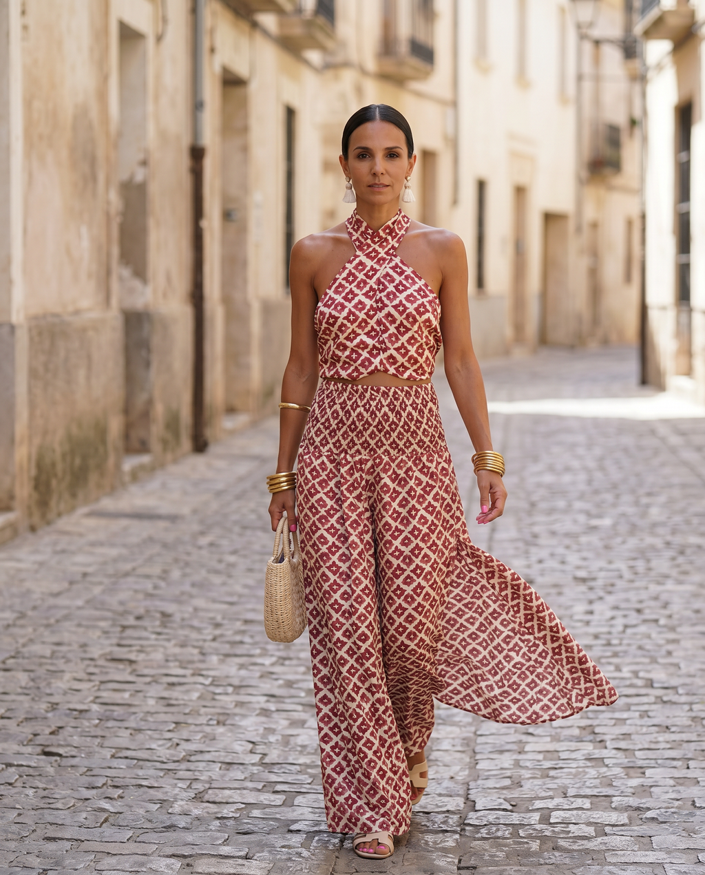 Justa™ | Completo due pezzi con collo halter