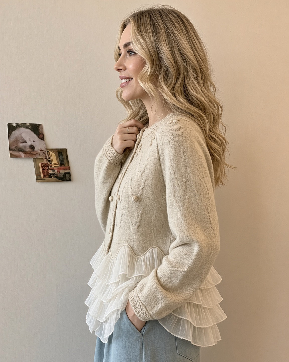 Cardigan Ruffle Natalie™