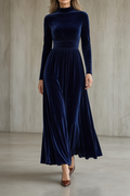 Ludovica | Abito Maxi in Velluto