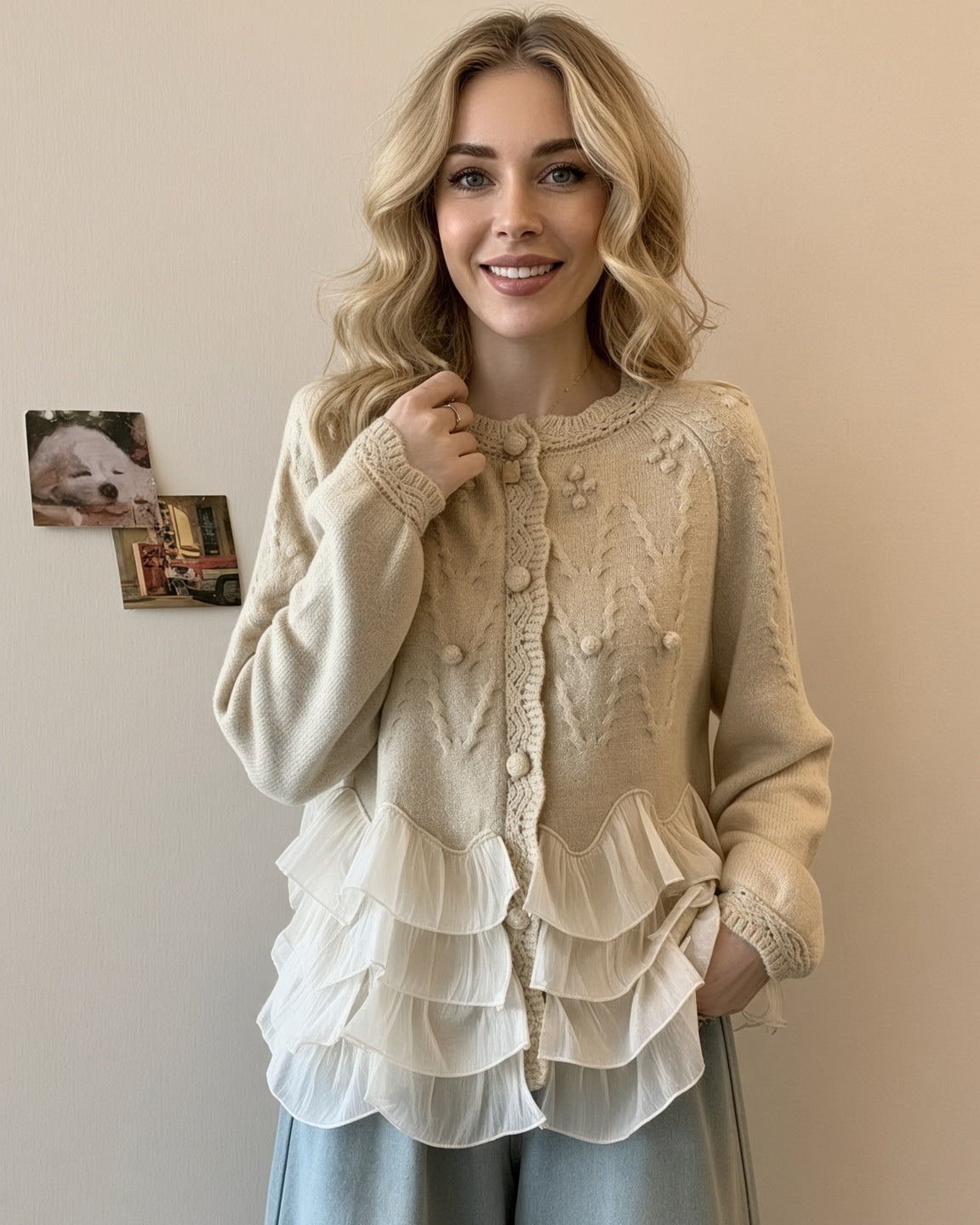 Cardigan Ruffle Natalie™