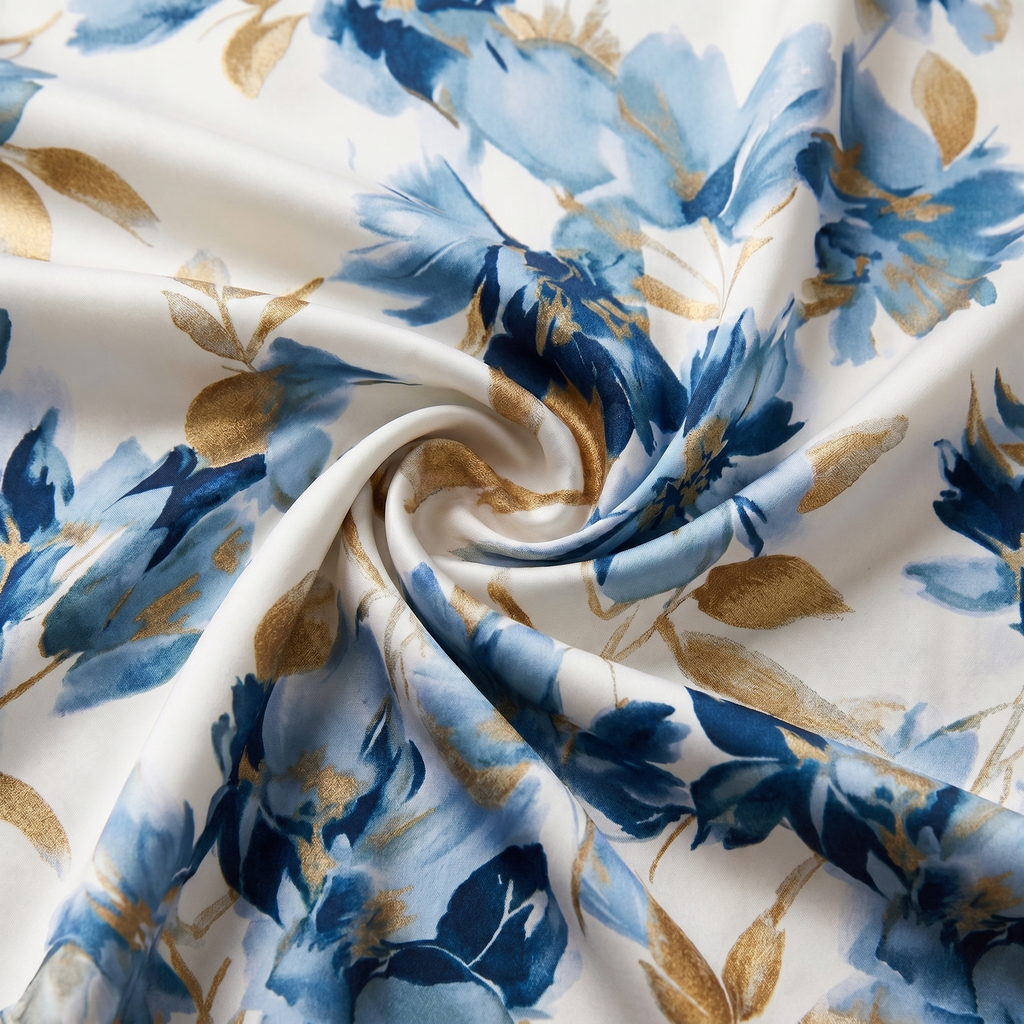 Elara | Vestito Midi con Maniche a Fiori