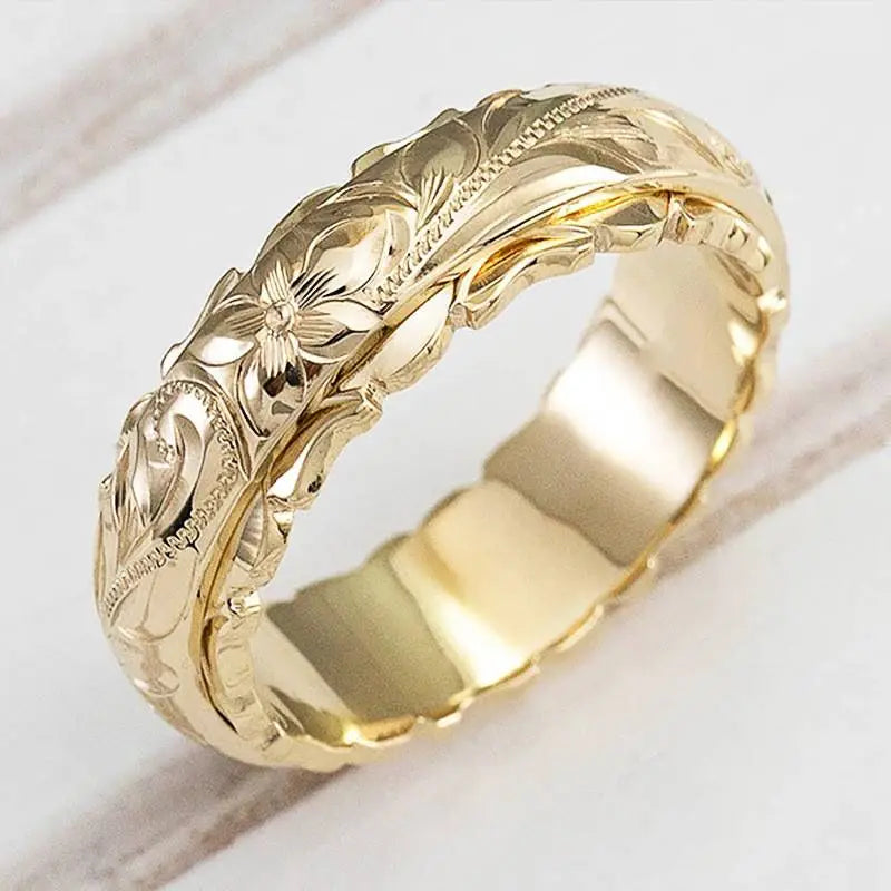 Anello d'Oro 'Fioritura Antica'