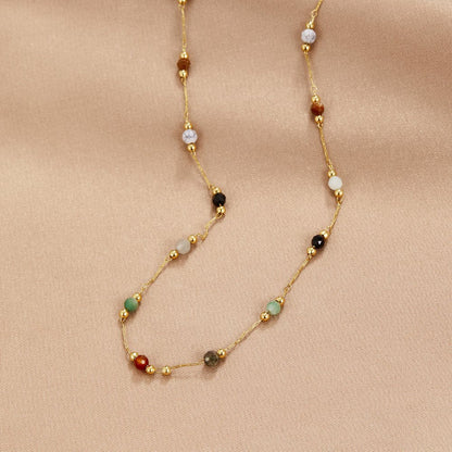 Collana Minimalista con Gemma