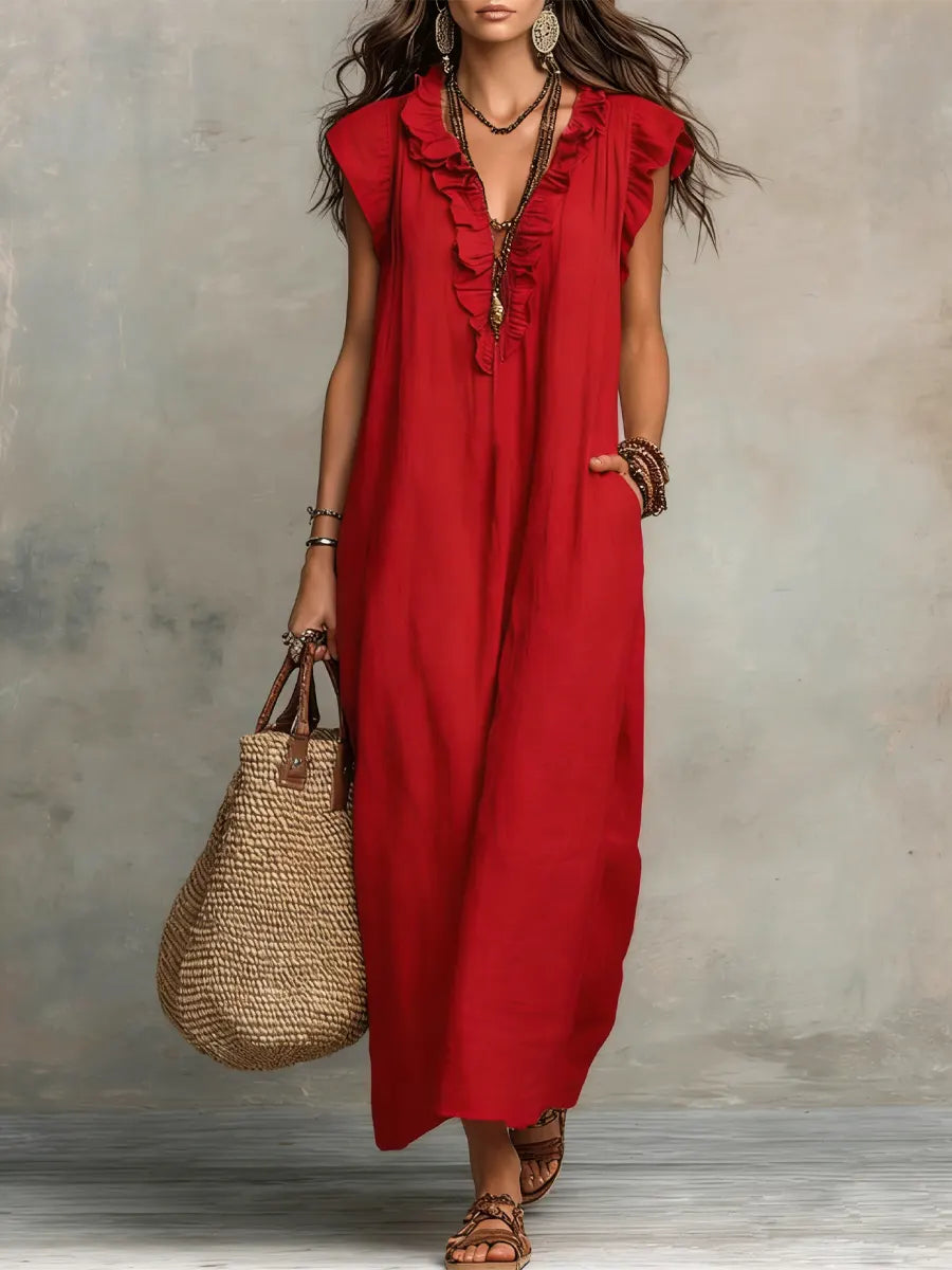 Camelia | Vestito Lungo Bohemien