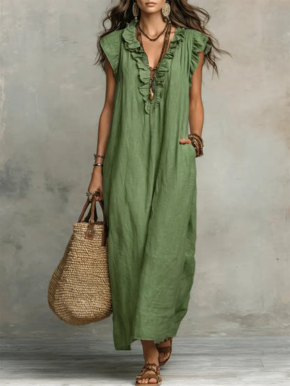 Camelia | Vestito Lungo Bohemien