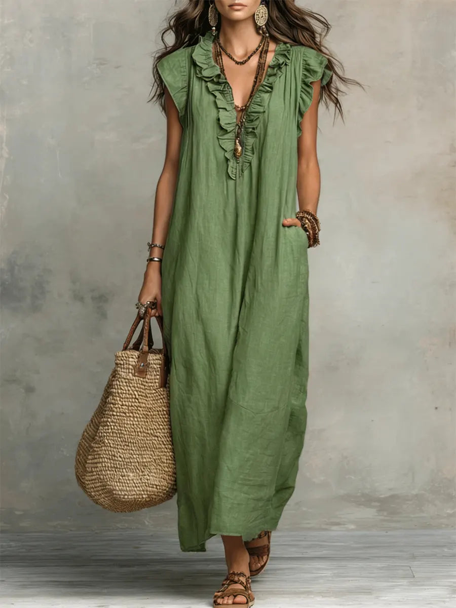 Camelia | Vestito Lungo Bohemien