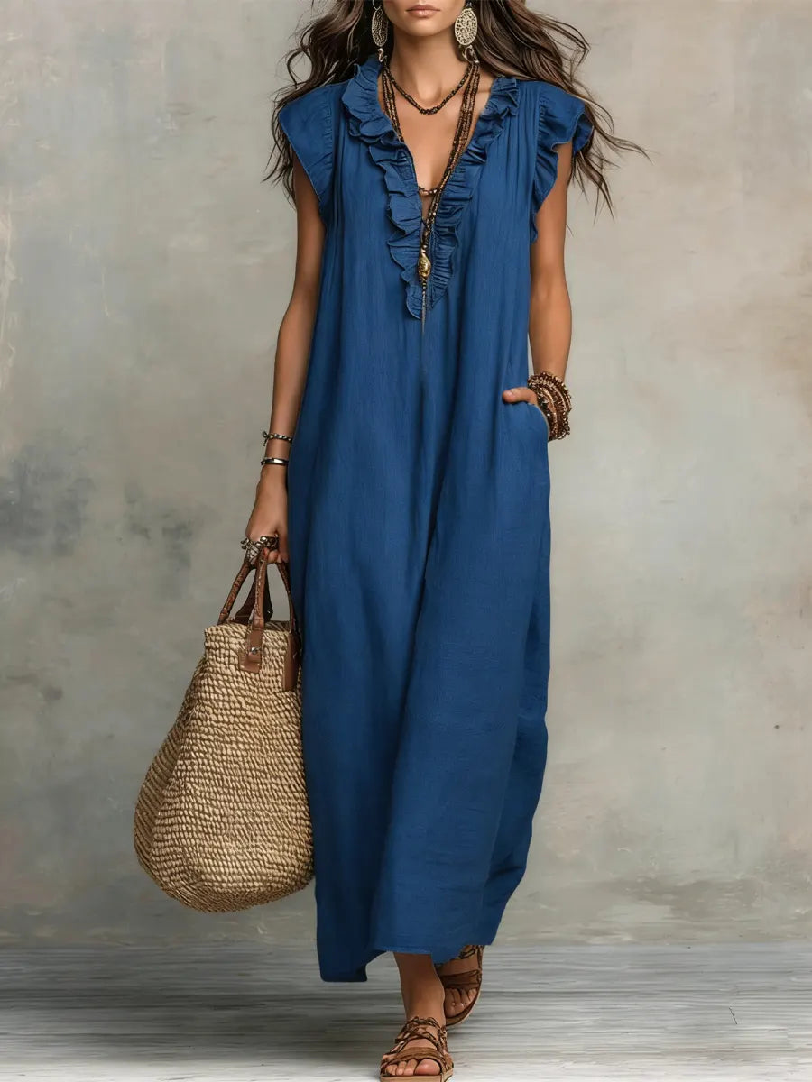Camelia | Vestito Lungo Bohemien